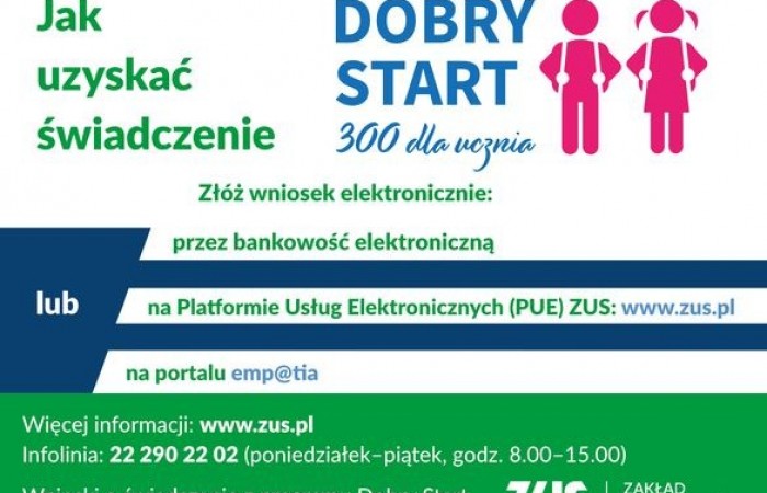 infografika Dobry Start 300 poziom
